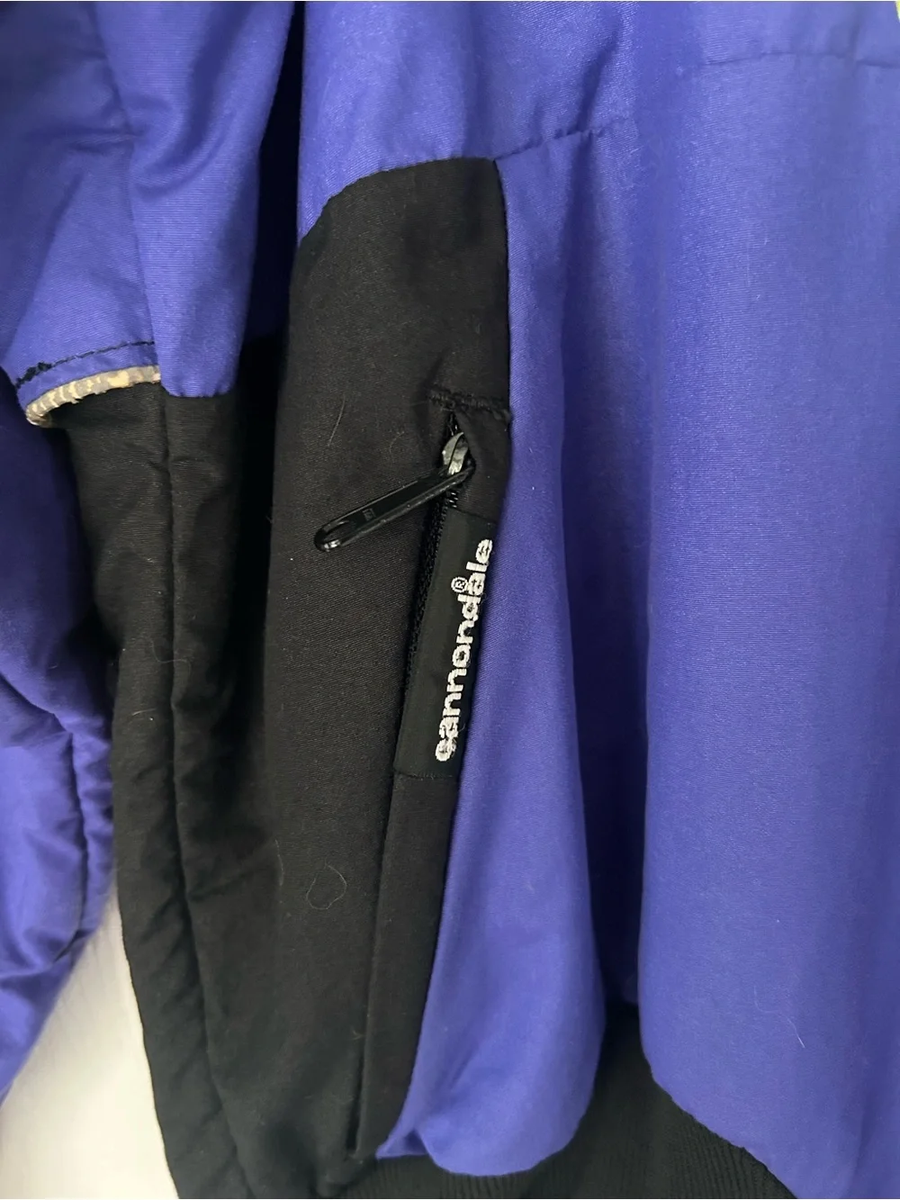 Vintage Cannondale Colorblock Ski Jacket Neon Purple Black Large